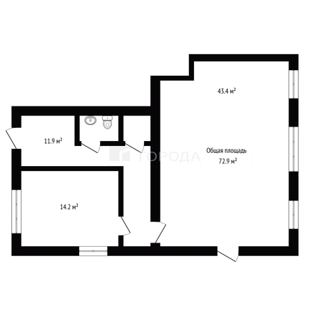 
  Продается торговая площадь 72.9 м². Фото 9.
