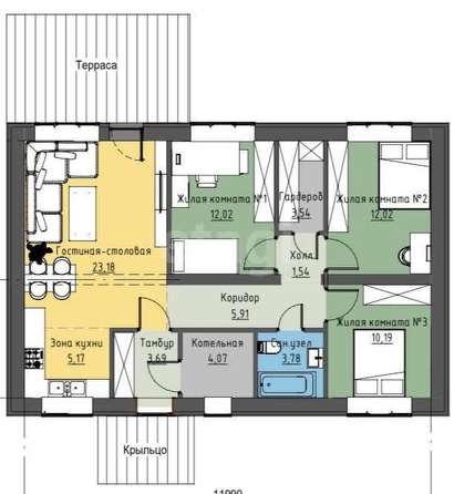 
  Продается коттедж 85 м². Фото 3.