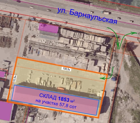 
  Продается производственное помещение 1853 м². Фото 6.