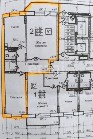 
  Продается 2-комн. квартира 65 м². Фото 18.