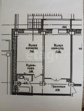 
  Продается 2-комн. квартира 45.5 м², в ЖК Радужный каскад, б/с 19. Фото 22.