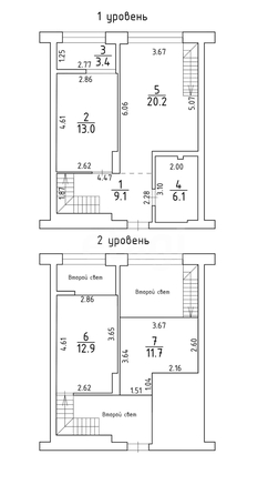 
  Продается 3-комн. квартира 76.4 м², в ЖК Тихомиров, башня А. Фото 28.