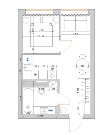 
  Продается 2-комн. квартира 29 м², в ЖК Астон. Геометрия, дом 3. Фото 28.