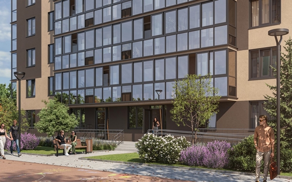 
  Продается студия 27.54 м², в ЖК Расцветай на Зорге, дом 4. Фото 1.