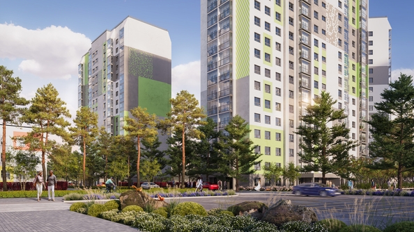 
  Продается 1-комн. квартира 43.52 м², в ЖК Эко-квартал на Кедровой, дом 5. Фото 4.
