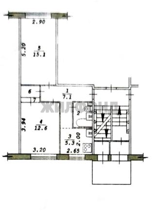 
  Продается 2-комн. квартира 45 м². Фото 16.