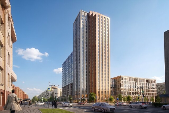 
  Продается студия 37.64 м², в ЖК Первый, сек 1-3. Фото 1.