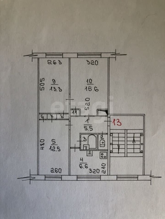 
  Продается 3-комн. квартира 59 м². Фото 11.
