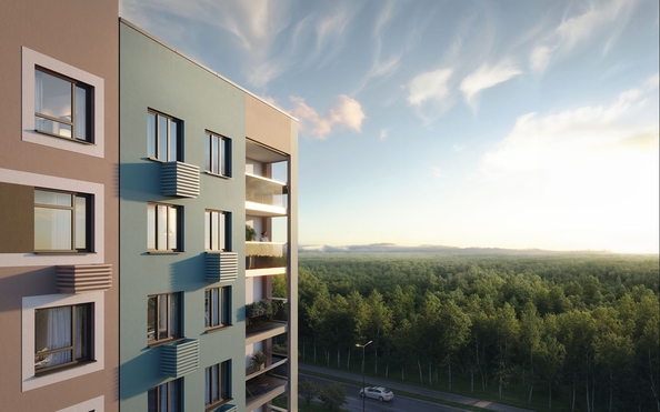 
  Продается 3-комн. квартира 56.81 м², в ЖК Базилик, дом 2. Фото 5.