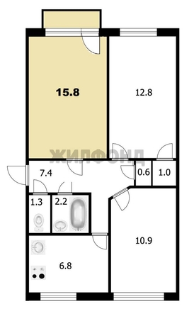 
  Продается комната 15.8 м². Фото 7.
