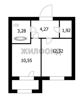 
  Продается студия 33.89 м². Фото 7.