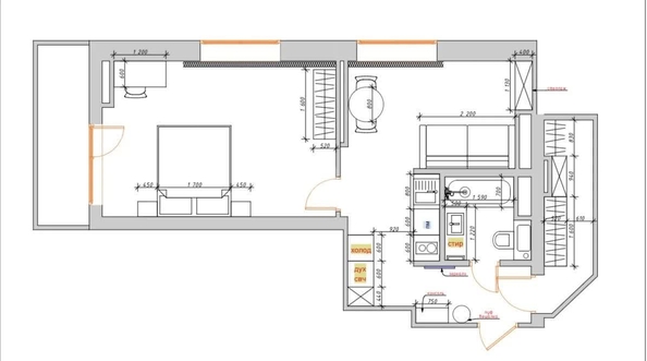 
  Продается 1-комн. квартира 47.1 м². Фото 1.