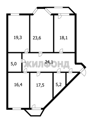 
  Продается 4-комн. квартира 130.3 м². Фото 42.