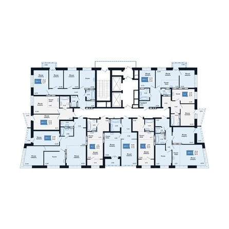 
  Продается 3-комн. квартира 84.61 м², в ЖК Салют, дом 2. Фото 1.
