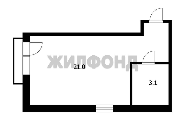 
  Продается студия 24.1 м². Фото 5.