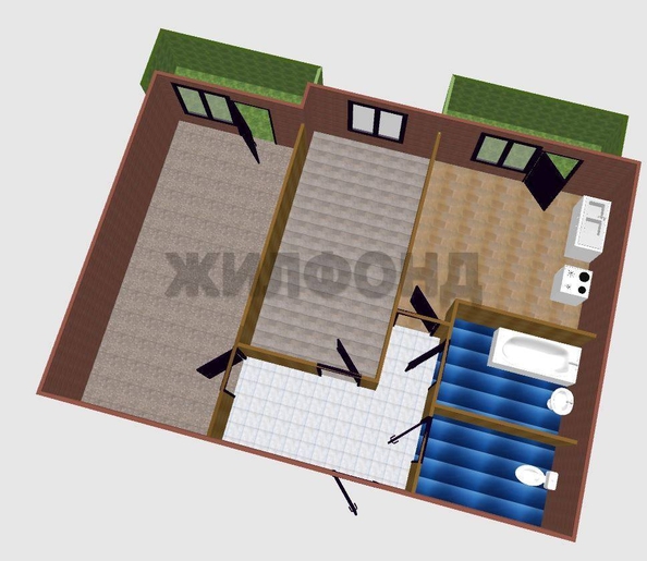 
  Продается 2-комн. квартира 50.6 м², в ЖК Новые Матрешки, дом 1 б/с 4. Фото 10.