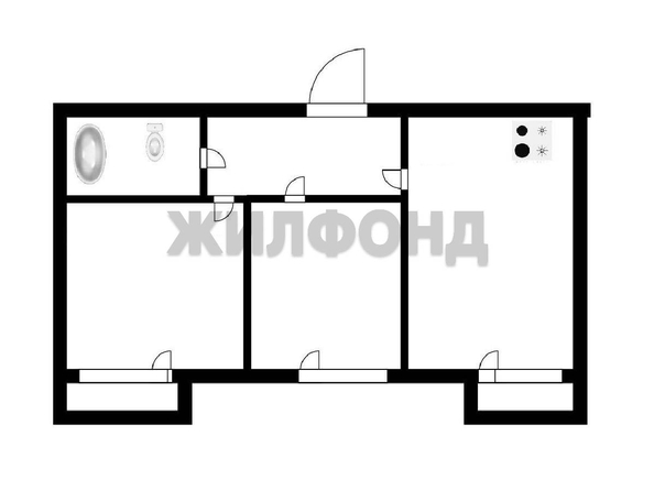 
  Продается 3-комн. квартира 60 м², в ЖК Малахит, дом 5. Фото 24.
