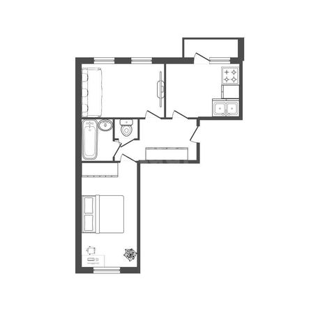 
  Продается 3-комн. квартира 70.6 м². Фото 1.