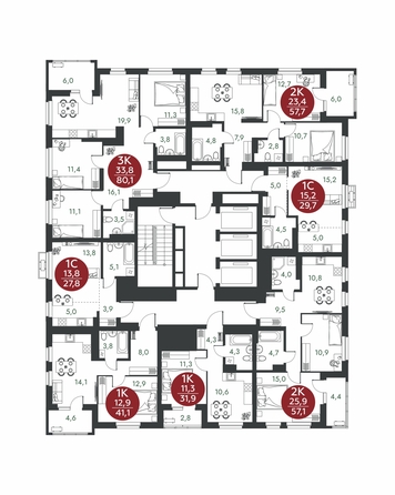 
  Продается 2-комн. квартира 57.7 м², в ЖК Скандинавские кварталы, дом 1. Фото 1.