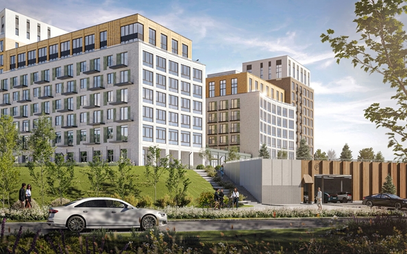 
  Продается студия 23.7 м², в ЖК Зеленый город, дом 1. Фото 2.