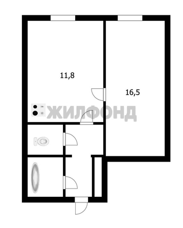 
  Продается 1-комн. квартира 38 м². Фото 9.