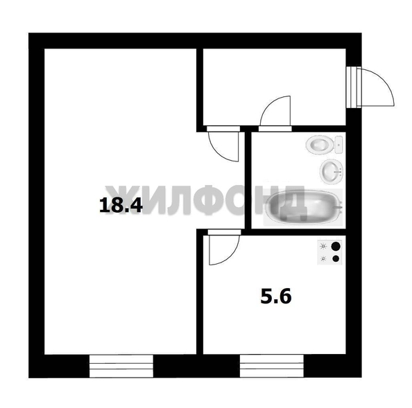
  Продается 1-комн. квартира 29.8 м². Фото 22.