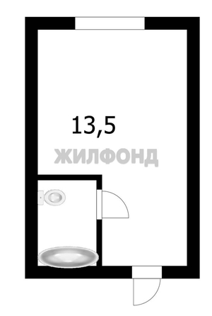 
  Продается 1-комн. квартира 16.9 м². Фото 7.