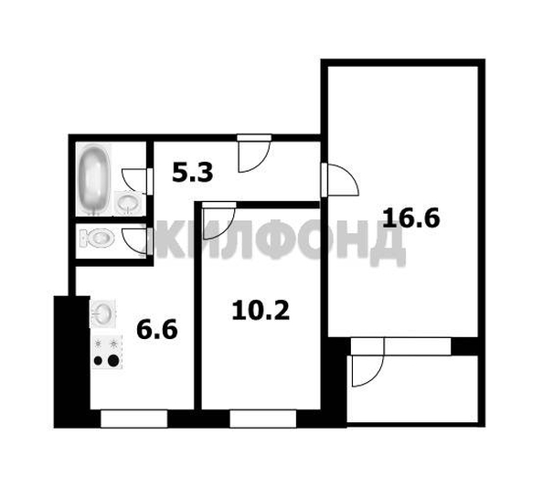 
  Продается 2-комн. квартира 42.2 м². Фото 16.