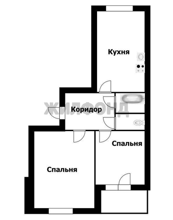 
  Продается 2-комн. квартира 60 м². Фото 22.