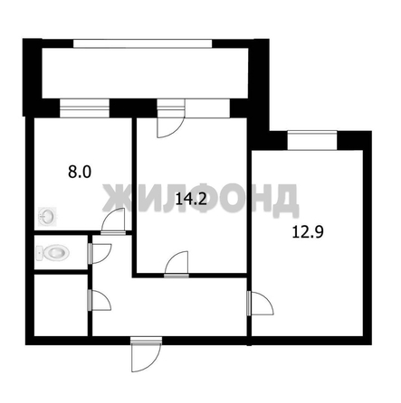 
  Продается 2-комн. квартира 51.3 м². Фото 25.