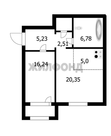
  Продается 2-комн. квартира 58.8 м². Фото 9.