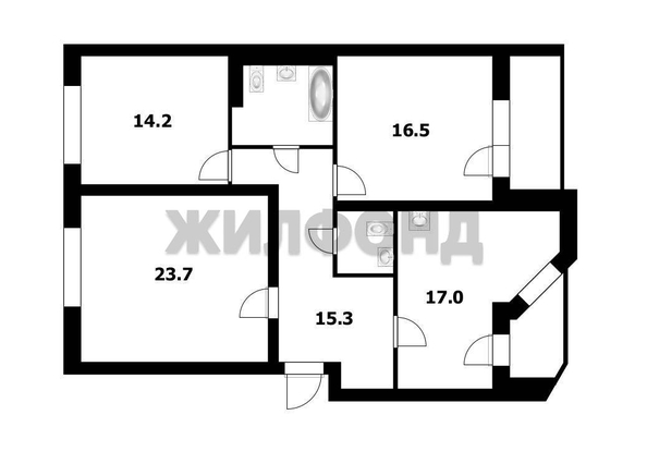 
  Продается 3-комн. квартира 98 м². Фото 38.