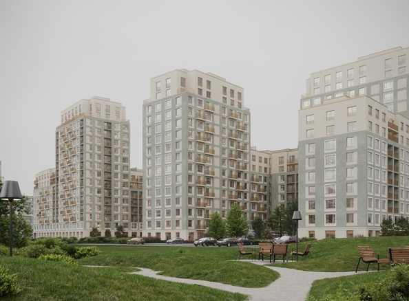
  Продается 3-комн. квартира 90.07 м², в ЖК Авиатор, дом 3. Фото 1.