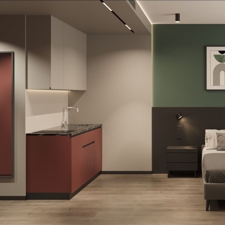 
  Продается апартамент 25.96 м², в АК АЭРОН, секция В. Фото 4.