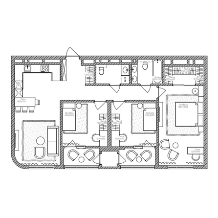 
  Продается 4-комн. квартира 94.2 м², в ЖК Беринг, дом 2. Фото 4.