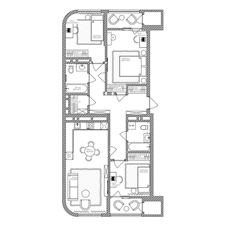 
  Продается 4-комн. квартира 95.8 м², в ЖК Беринг, дом 2. Фото 2.