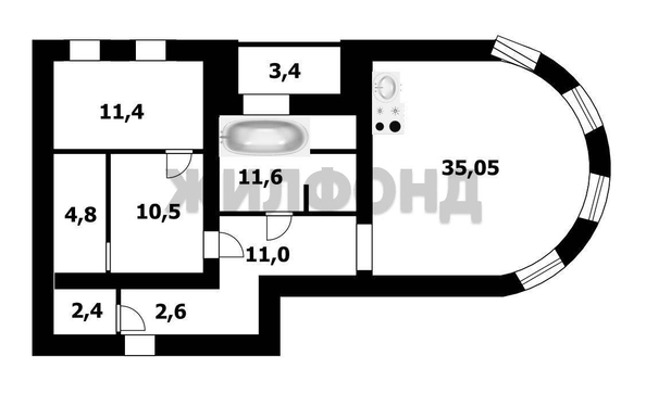 
  Продается 2-комн. квартира 91 м². Фото 20.