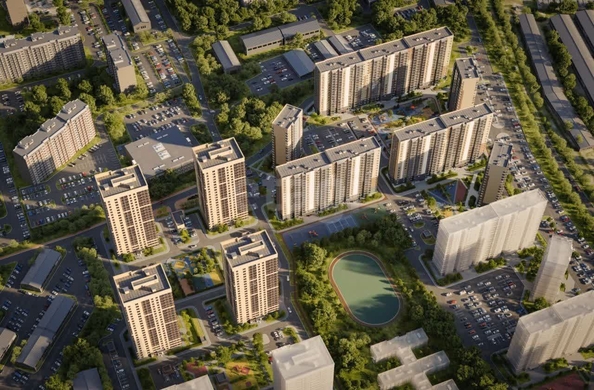 
  Продается студия 41.1 м², в ЖК Квартал на Игарской, дом 1. Фото 1.