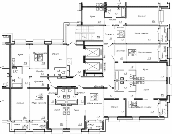 
  Продается 2-комн. квартира 73.1 м², в ЖК Гренландия, Лес дом №5. Фото 1.