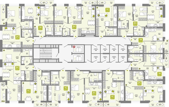 
  Продается 1-комн. квартира 34.8 м², в ЖК Счастливый квартал, дом 3. Фото 1.