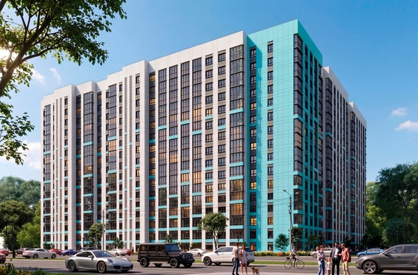 
  Продается 1-комн. квартира 41.6 м², в ЖК Акварельный 4.0. Фото 1.