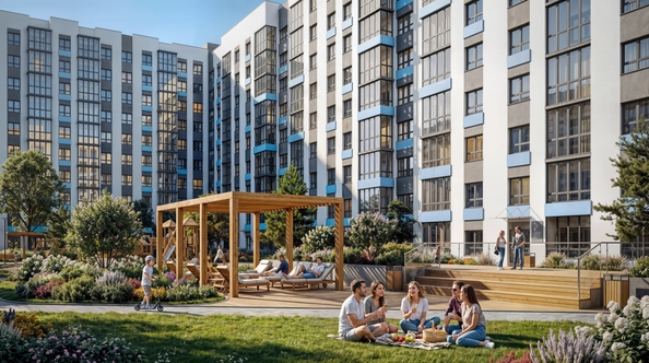 
  Продается 1-комн. квартира 42.5 м², в ЖК Акварельный 4.0. Фото 4.