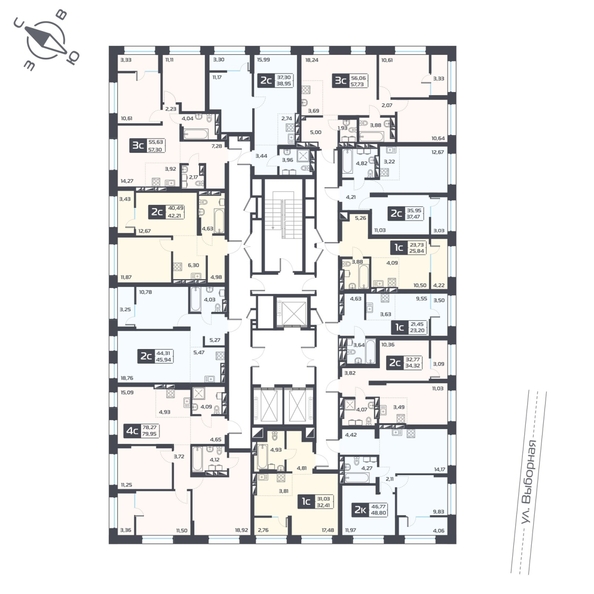 
  Продается студия 32.41 м², в ЖК Астон. Геометрия, дом 4. Фото 1.