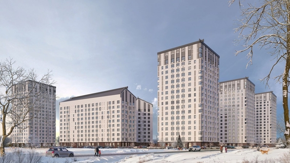 
  Продается студия 24.8 м², в ЖК 12 дворов, дом 1. Фото 3.