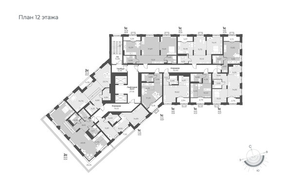 
  Продается студия 34.85 м², в ЖК Рафинад, дом 1. Фото 1.
