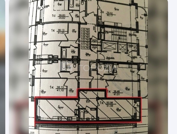 
  Продается 2-комн. квартира 50 м², в ЖК Ельцовский, 1-2 б/с. Фото 5.