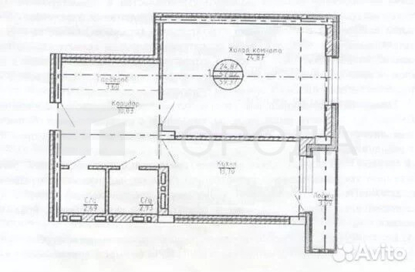
  Продается 1-комн. квартира 58 м². Фото 9.