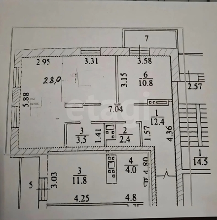 
  Продается студия 57 м². Фото 15.