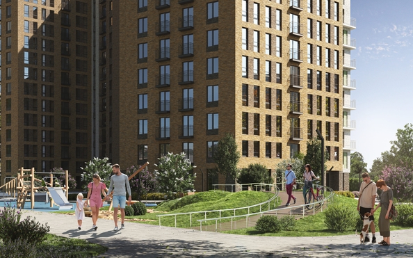 
  Продается 1-комн. квартира 37.5 м², в ЖК Зеленый город, дом 1. Фото 6.