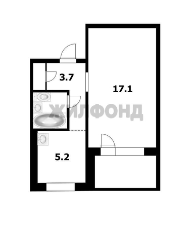 
  Продается 1-комн. квартира 29.4 м². Фото 7.